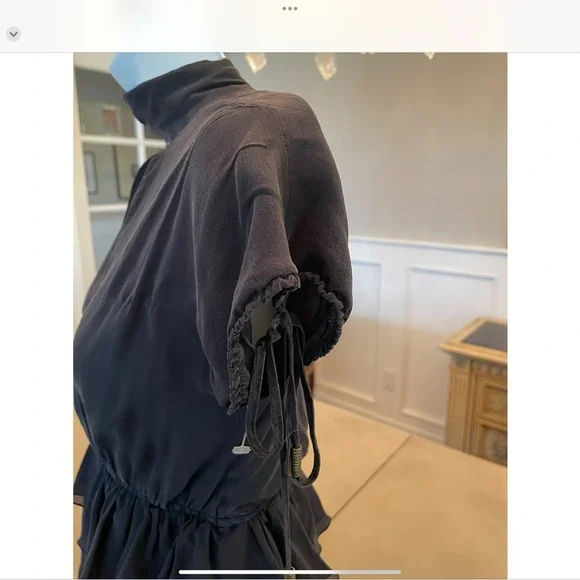 Just Cavalliblavk Ruffled Tiered Mini Dress - Picture 2 of 7